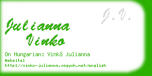 julianna vinko business card