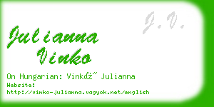 julianna vinko business card